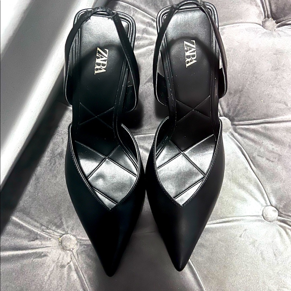 Zara Slingback Heels